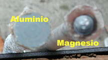 anodos de aluminio y magnesio comparados